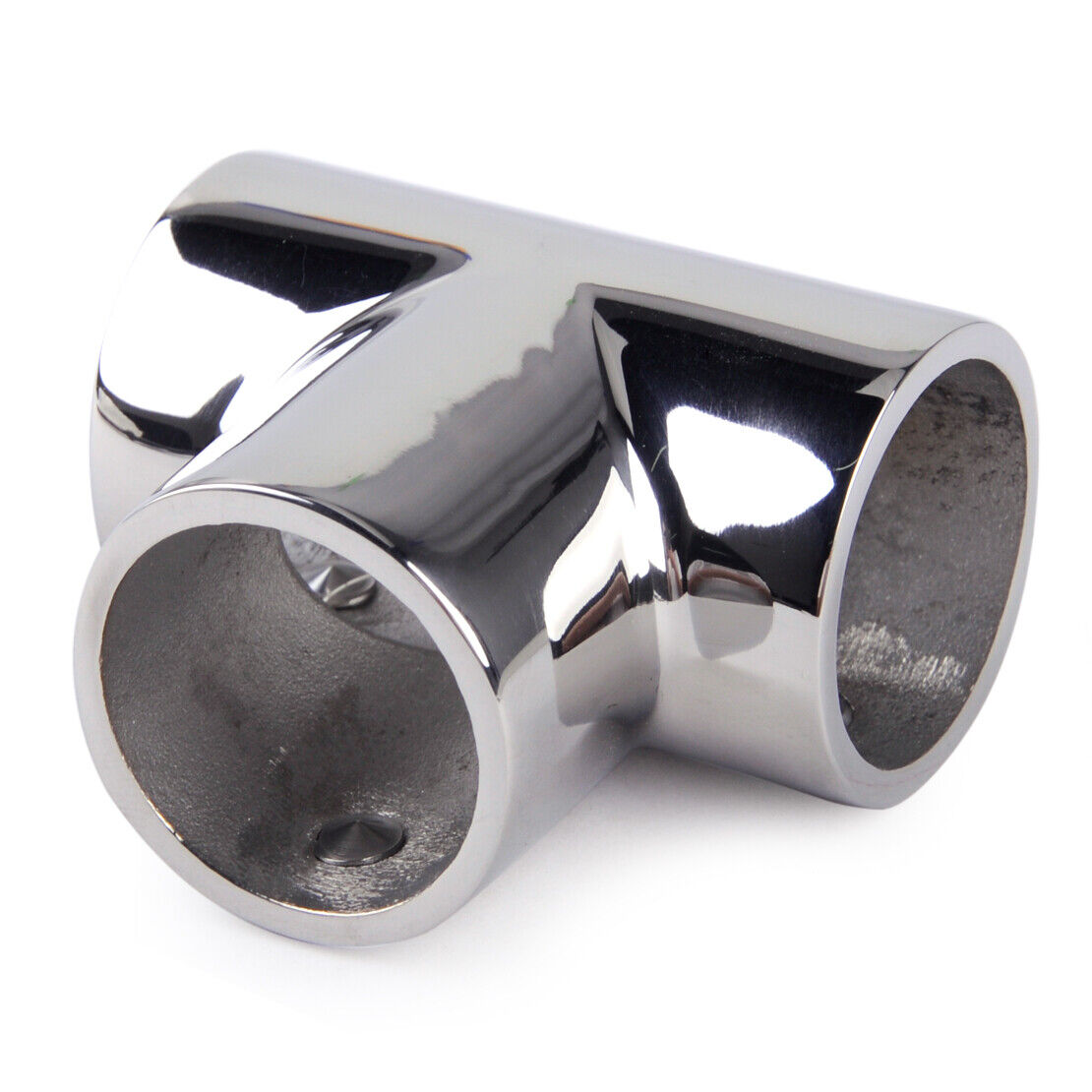 Stainless 1" Rail Fitting 3way 90 Degree Tee Boat Marine Handrail Hardware Li