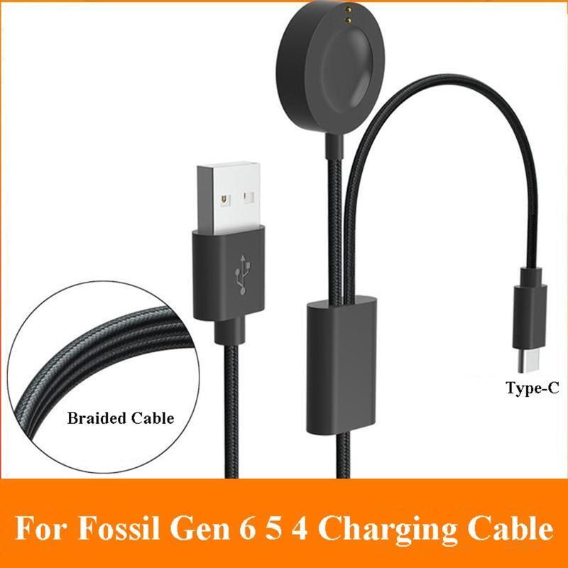 Cradle USB Charging Cable Power Adapter Holder Charger Wire for FossilGen 6 5 4