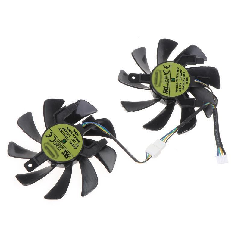 for Sapphire RX 580 2048SP 85mm T129215SU 4Pin VGA Fan Graphics Card Cooling Fan