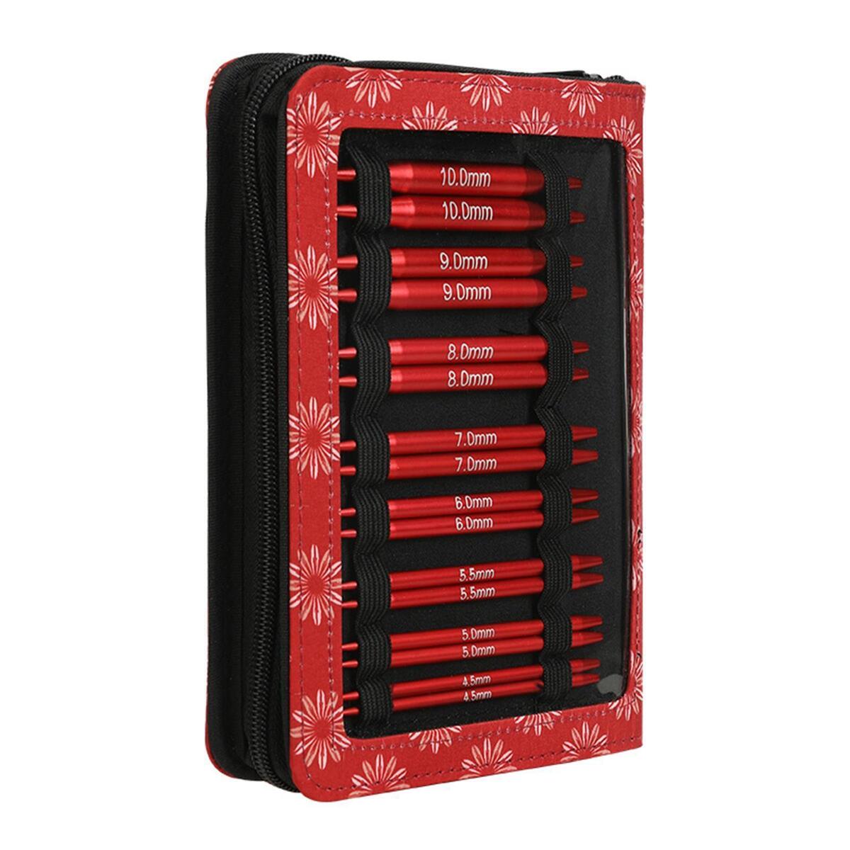 With Bag Grip Needles Sewing Tools Knitting Needles Sets Soft Crochet Hooks