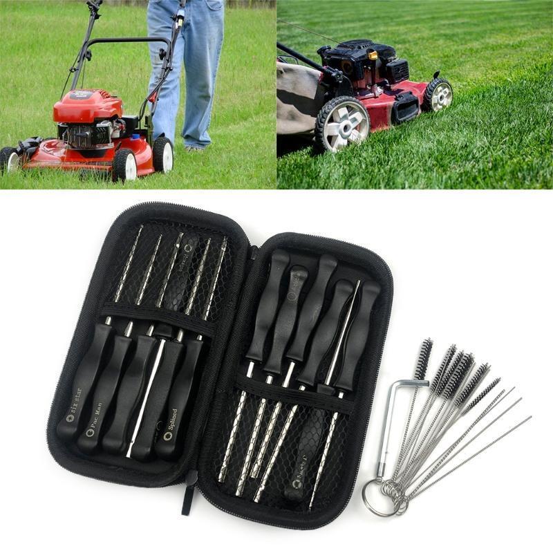12pcs Carburetor Adjustment Tool with Cleaning Needle Brush for 2 Cycle Engine