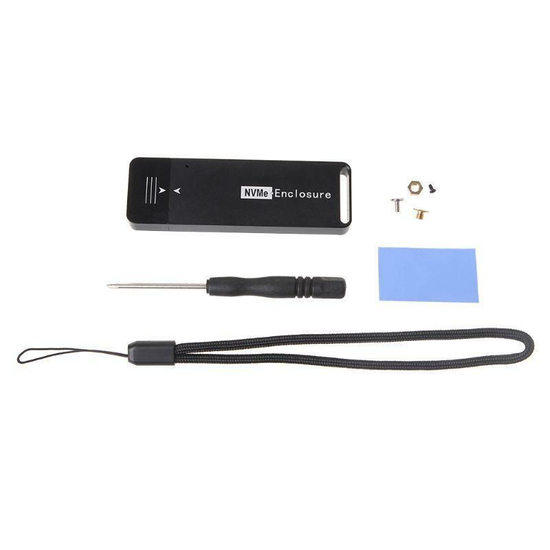 M2 SSD Case NVMe NGFF M.2 SSD Enclosure USB3.1 Type-C Gen2 for In-tel 2230 2242