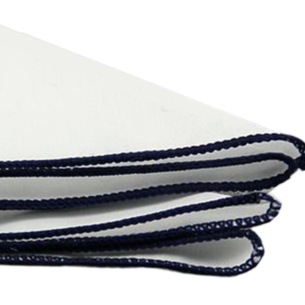 Colorful Rim Pocket Square Handkerchief Groom Suit Accessories for Wen