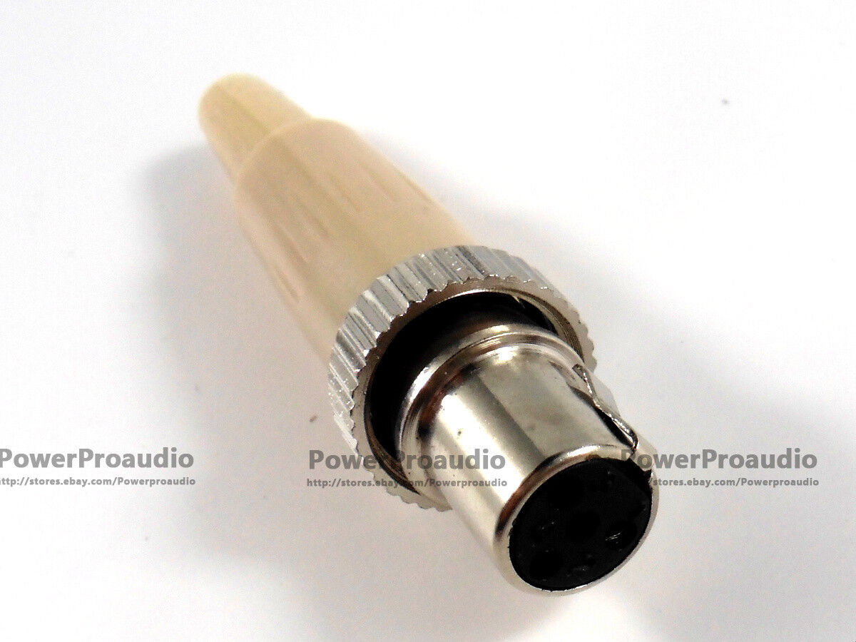 5 pcs XLR 4 Pin Male Plug MIC Microphone Audio  Connector for Mipro