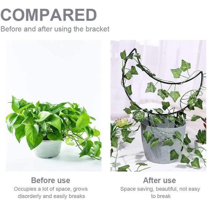 Durable Plants Climbing Bracket Stable Flowers Metal Holder for Garden Backyard