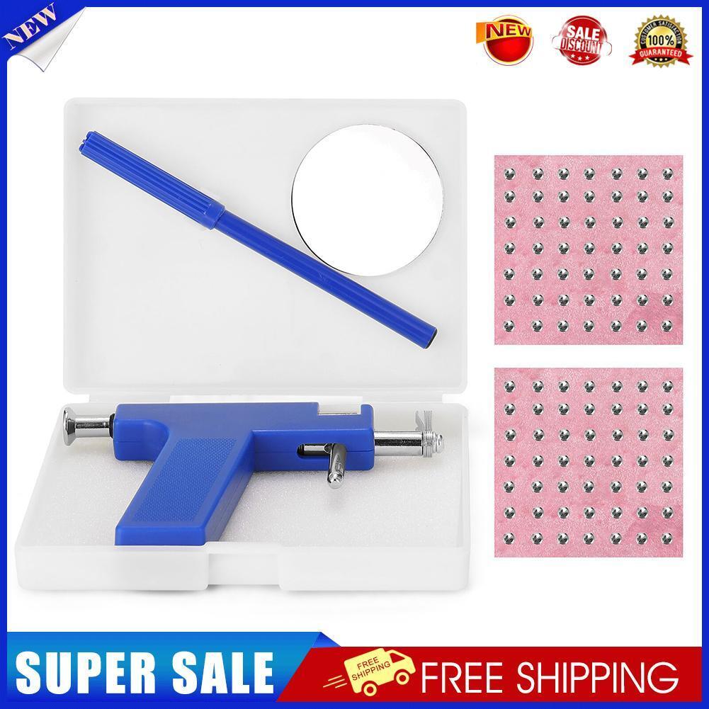 Professional Ear Piercing Gun 98pcs Ear Studs Nose Navel Body Safety Pierce