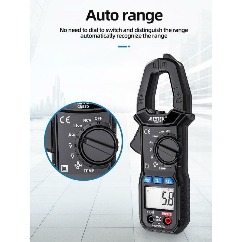 Portable Clamp Meter Multimeter Auto Ranging with AC/DC Voltage AC/DC Current