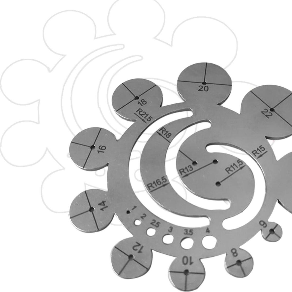 Cutting Ruler  Cutting Template Circle Drawing for Craft