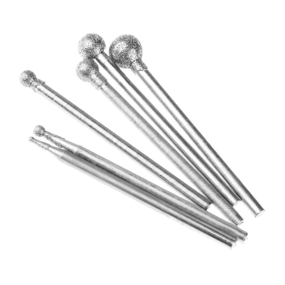 Diameter Shank Needle Head Cutter Jade Carve Tool Diamond Grind Grindings Bit