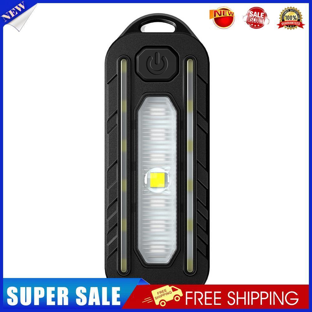 LED+COB+SMD MTB Bike Light USB Rechargeable Multifunction Warning Lamp (B)