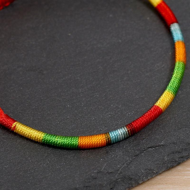2 Packs Hand Woven Friendship Bracelets Handmade Braided Bracelet Adjustable