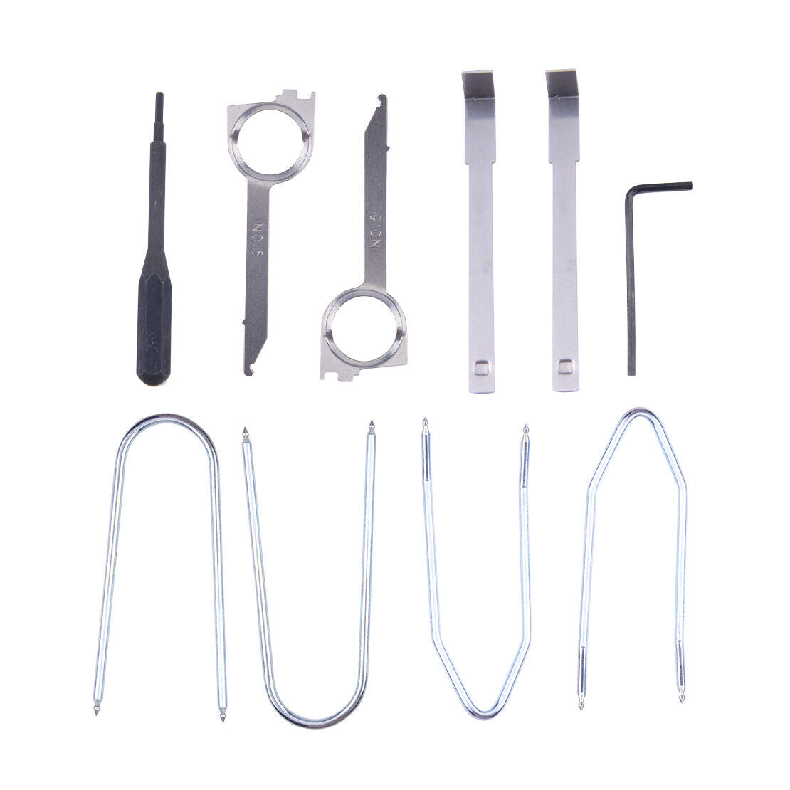 20Pcs Car Interior Radio Removal Install Tool Audio Stereo CD Release Key Kit Ld