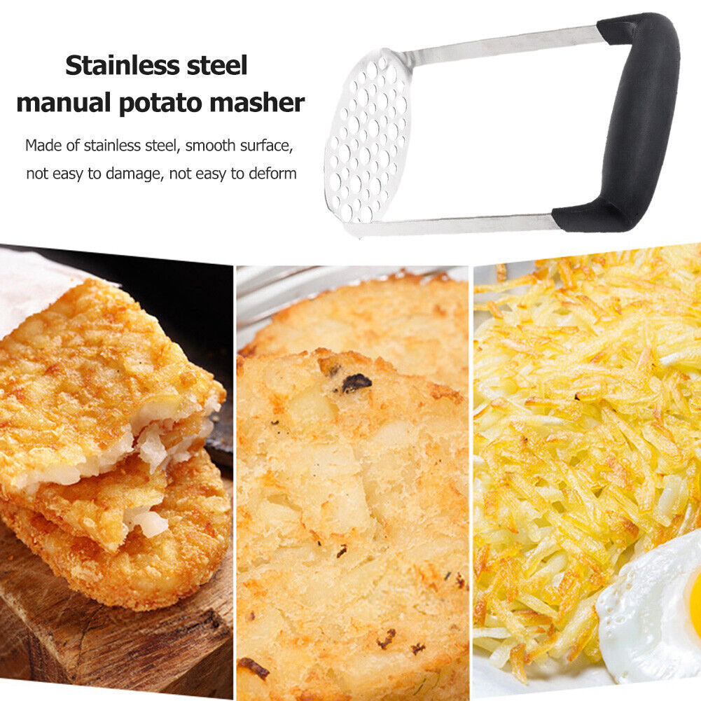 Stainless Steel Potato Masher Manual Press Fruits Puree Ricer Crusher Tools