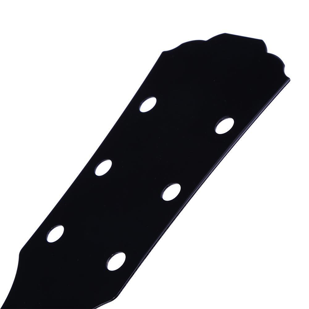 LP Style Steel Metal Electric Guitar Head Template Guitar Making Mold Black