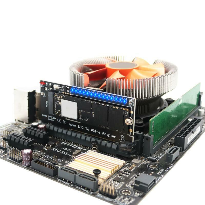 M2 NVME PCIE Adapter M.2 NVME SSD to PCI Express PCI-E X4 X8 X16 Riser Converter