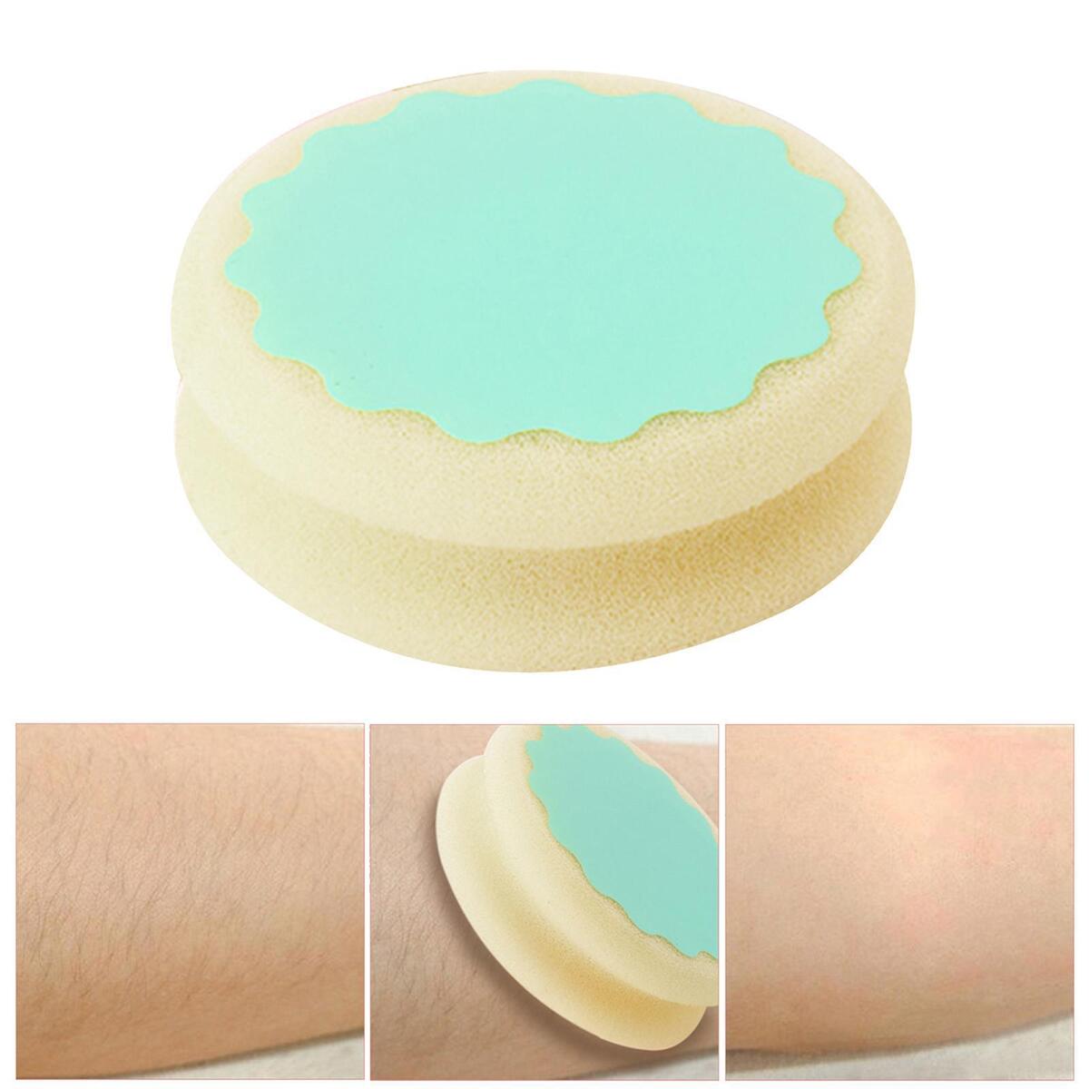 Hair Removal Depilation Sponge Pad Painless Leg Face Body Bikini Hair Remove