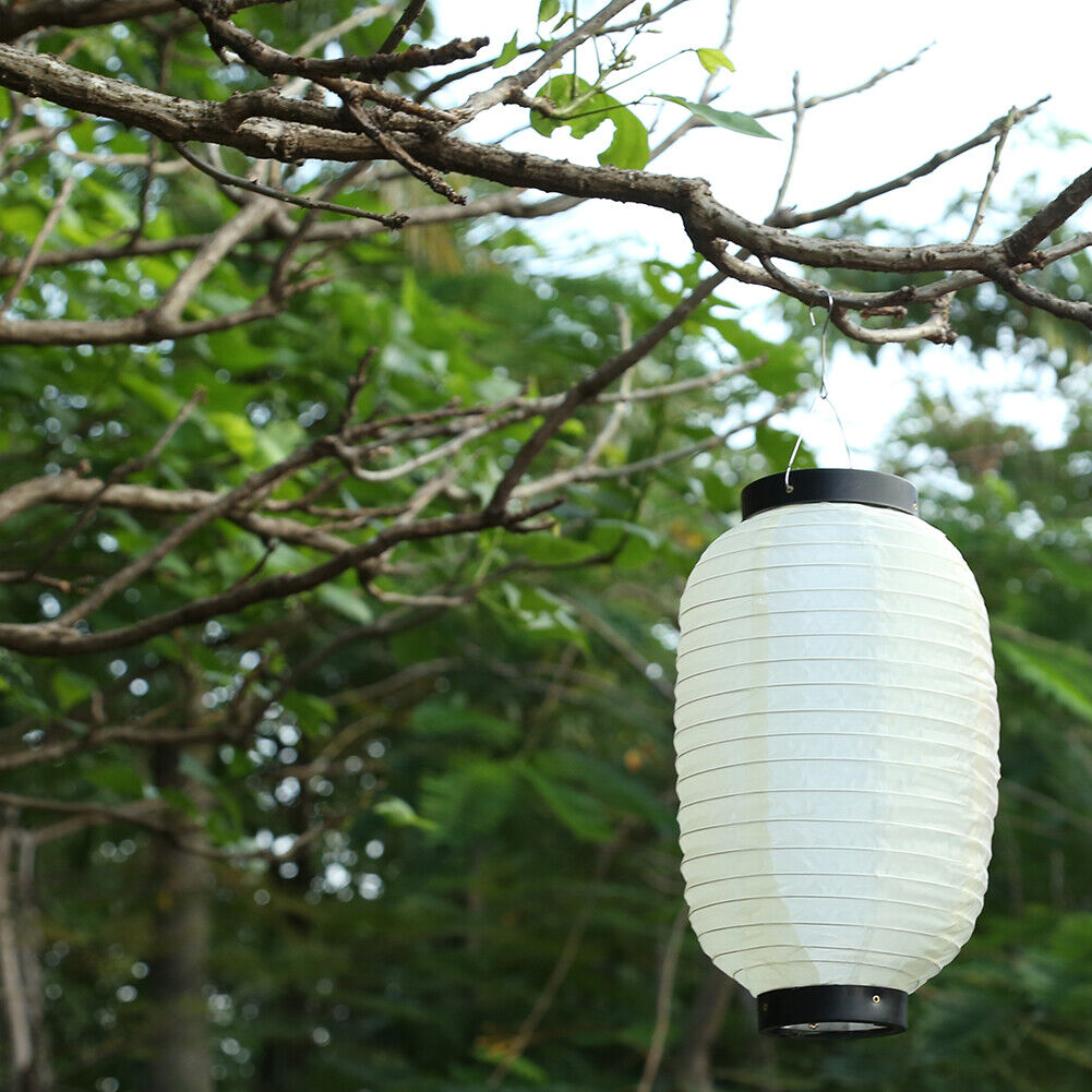 2pcs Japanese Lantern Waterproof Festival Sushi Restaurant Decor (A Beige)