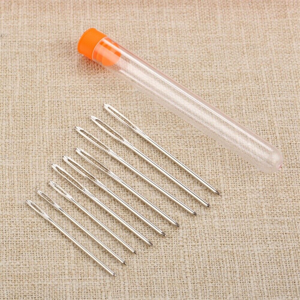 9pcs/Set Large Eye Leather Sewing Needles Embroidery Tapestry Hand Sewing Tool
