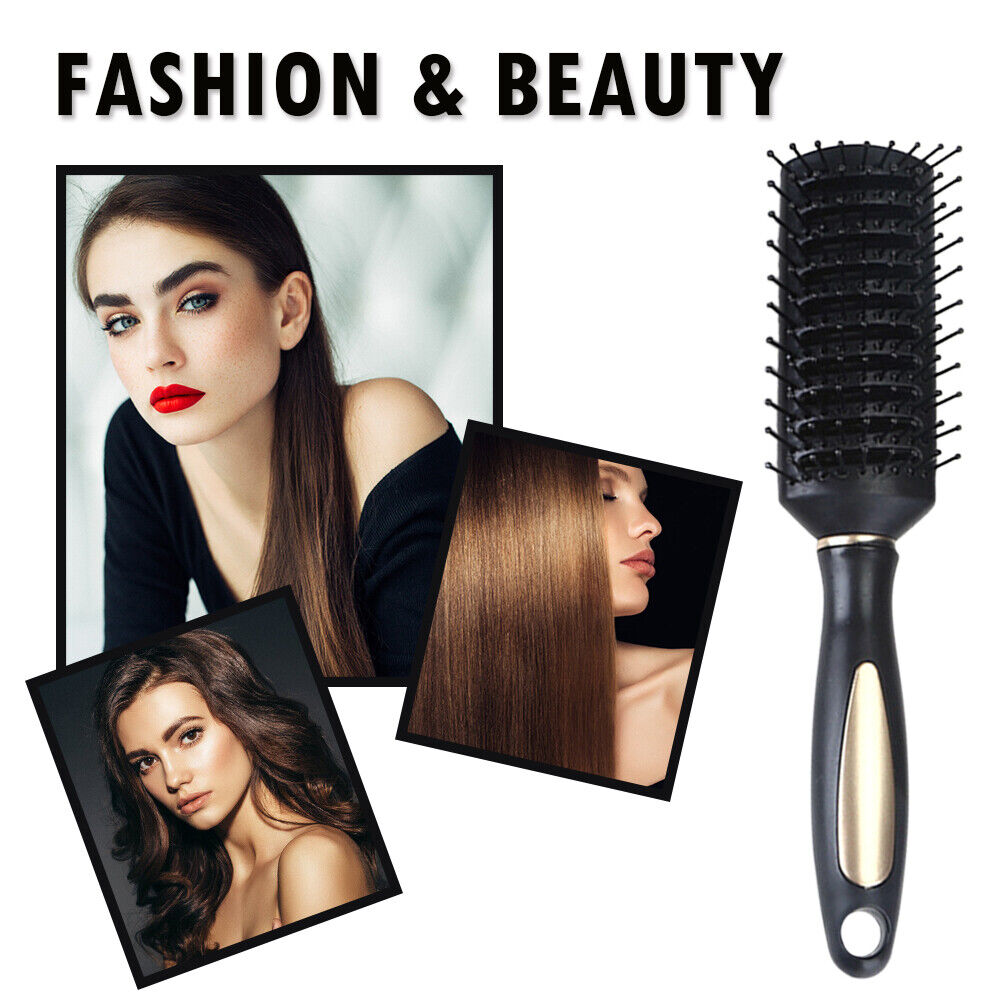 Hairdressing Comb Anti-static Scalp Massage Combs Hair Roller Brush (C)