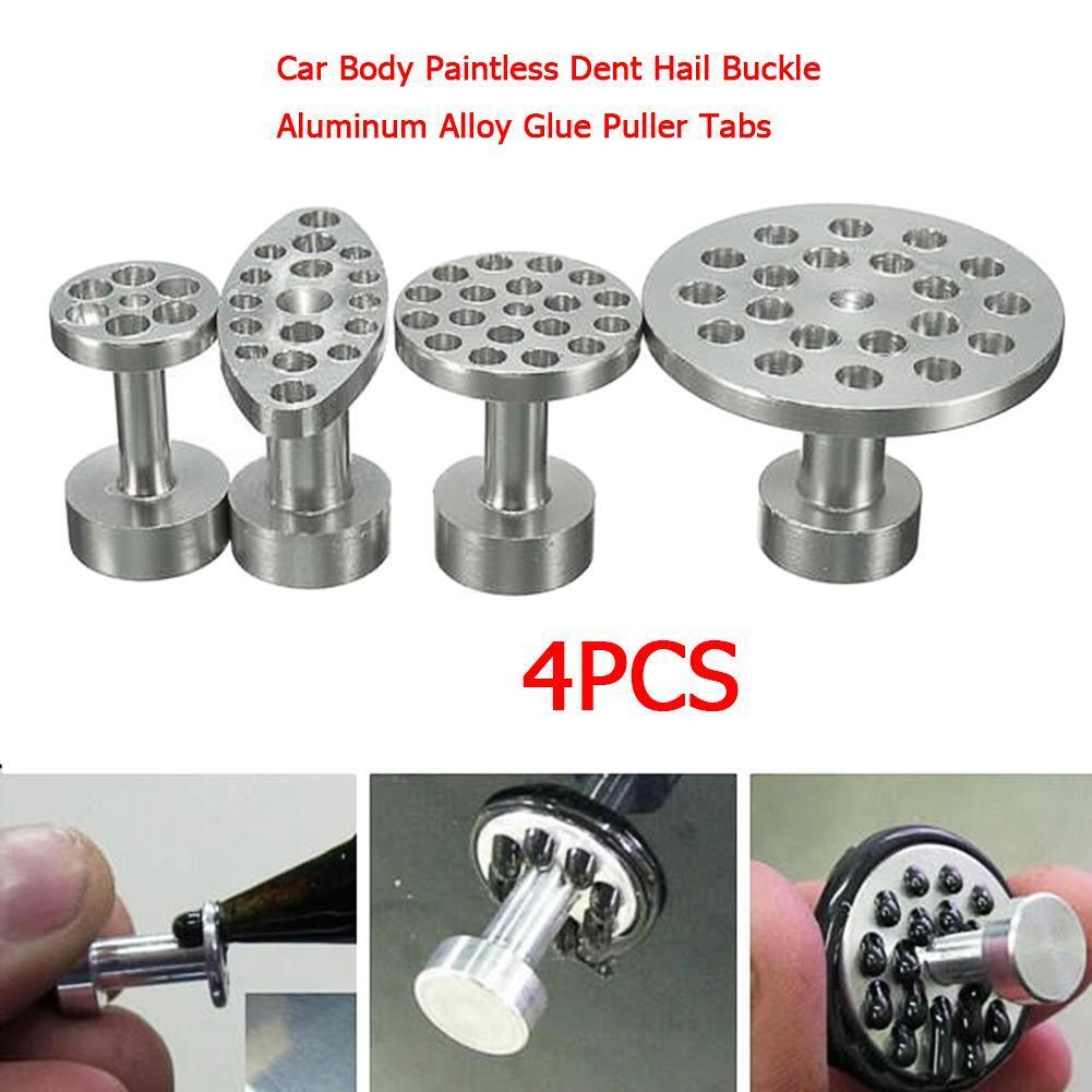 4pcs Car Body Paintless Dent Hail Buckle ?Aluminum Alloy ?Glue Puller Tabs