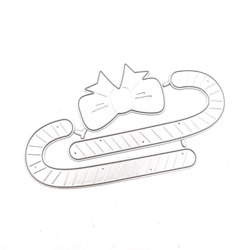 Christmas Crutch Metal Cutting Dies Stencil DIY Scrapbooking Album Paper Card
