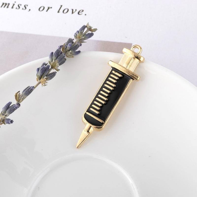 9x/Set Nurse Theme Pendant Enamel Charms Nurse Cap Hat Pendant for DIY Art Craft