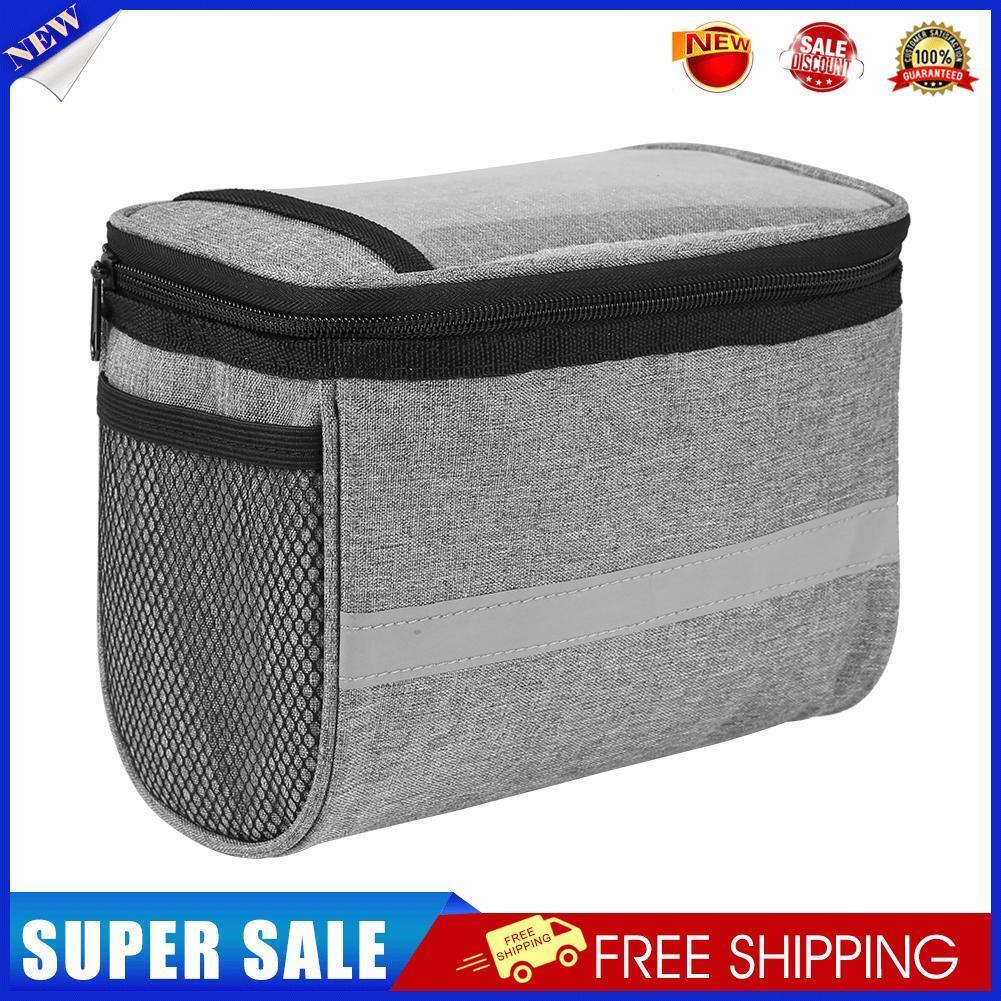 Touch Screen Bike Handlebar Bag Insulation Pouch Bicycle Front Seat Bags