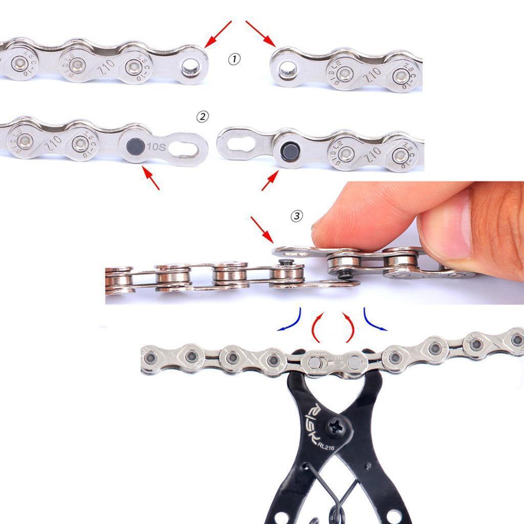 Steel Portable Bike Chain Pliers Bicycle Master Link Removal Closer Remover Hook