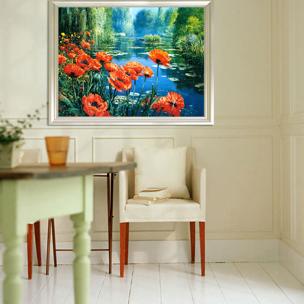 Full Drill Ocean Beautiful Scenery 5D Diamond DIY Painting Craft Home Decor