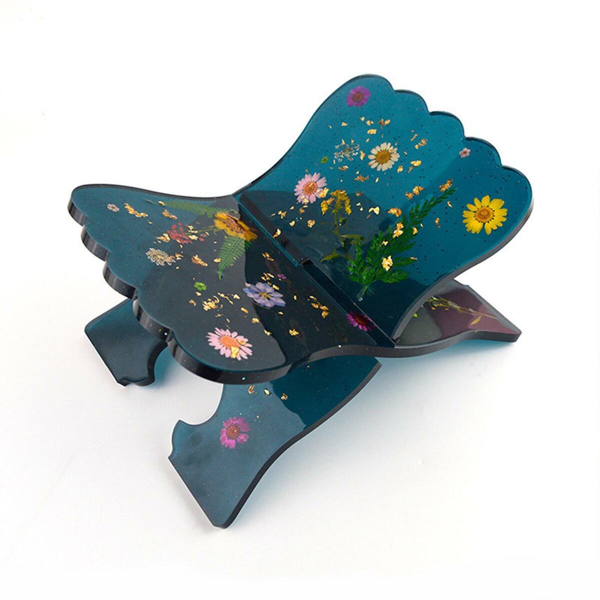 Reading Book Stand Silicone Mold Crafting Handmade Cookbook Stand Mould