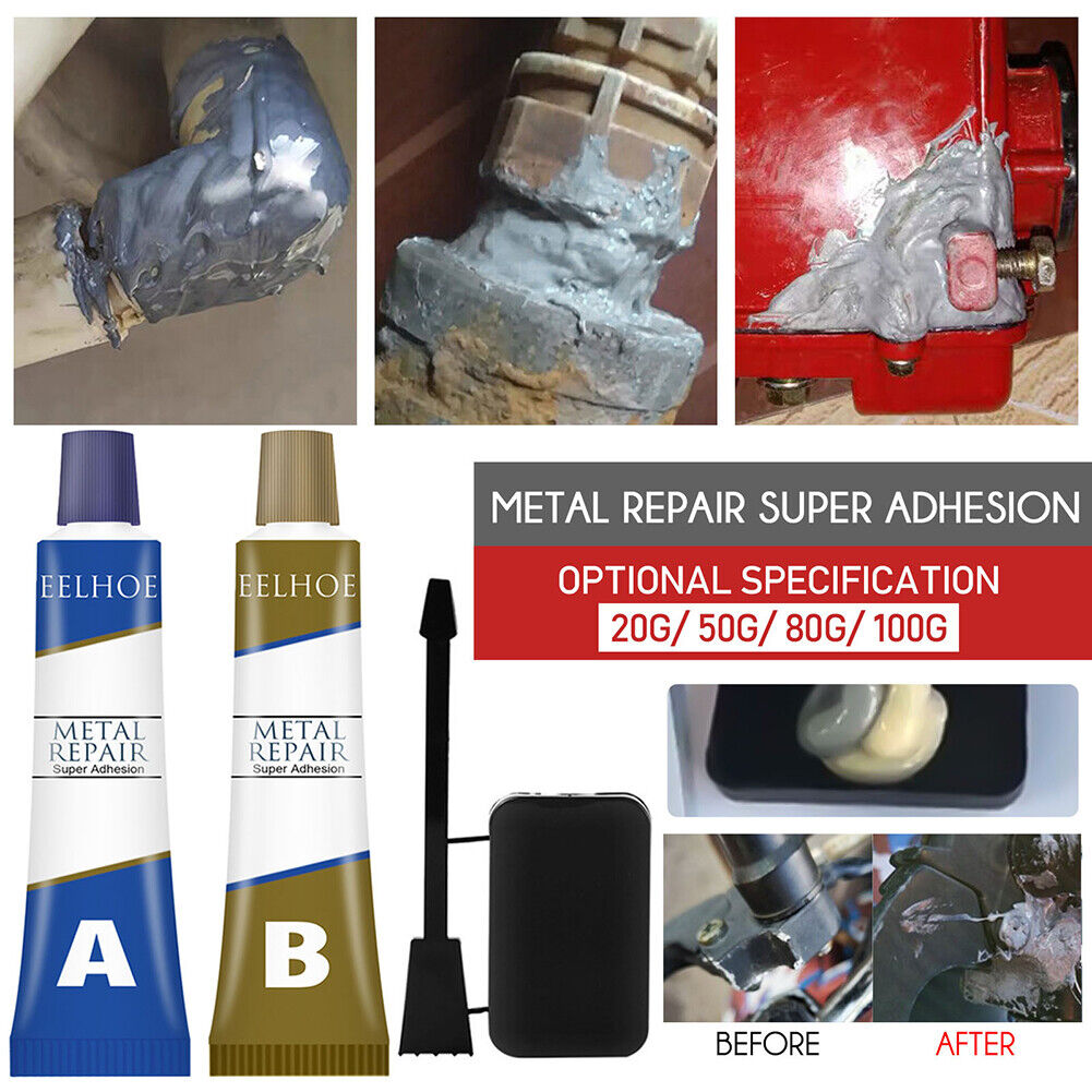 Metal Repairing Adhesive Glue Iron Steel Auto Radiator Welding Glue (50g)