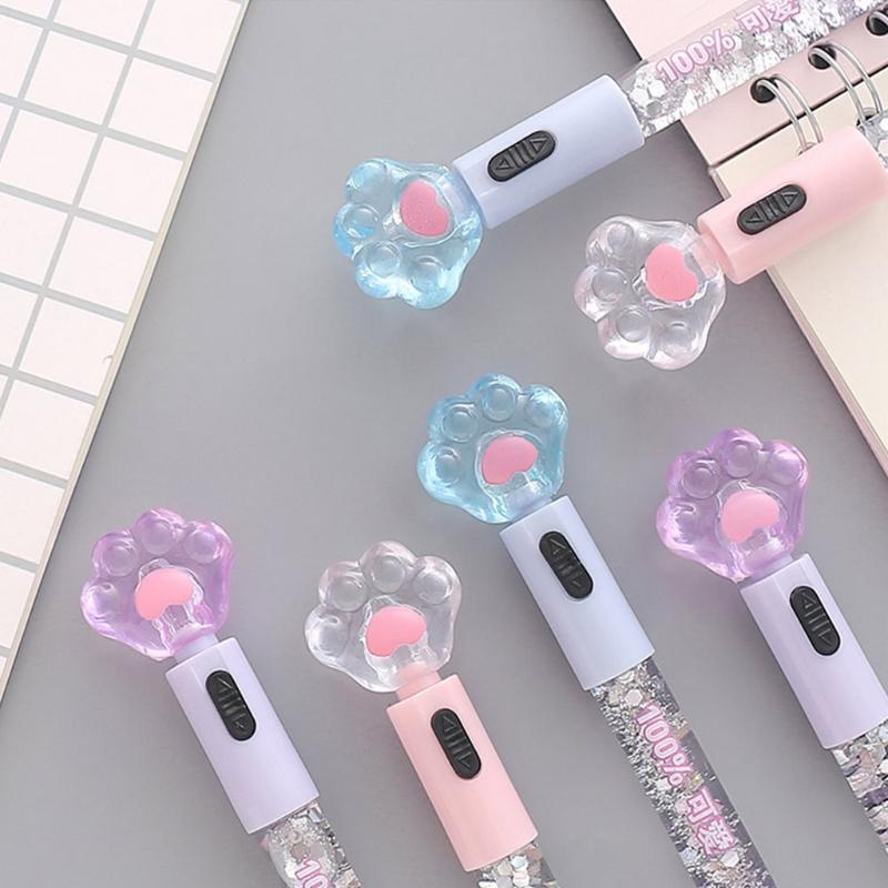 Cute Quicksand Black Gel Pen Novelty Gel Pen Refillable Pen Novelty Stationary