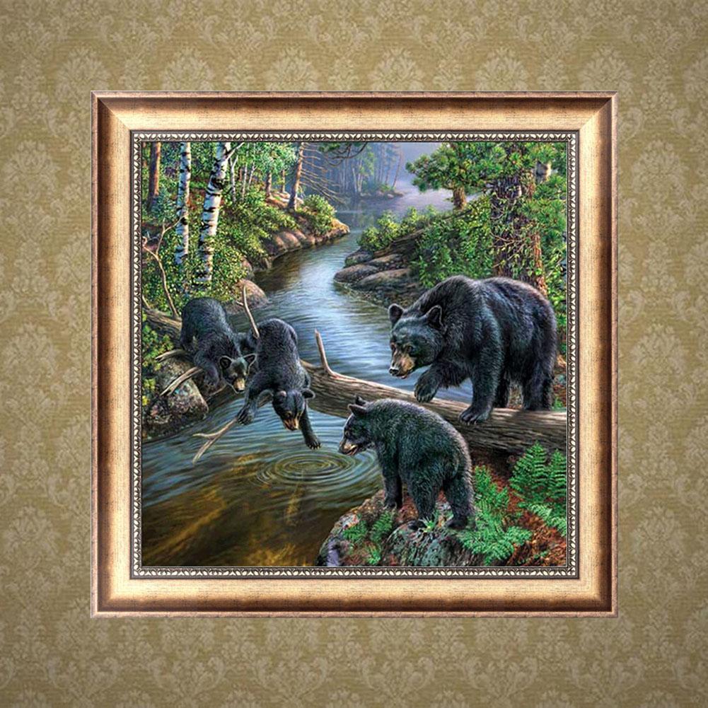 Bears 5D Diamond Painting Embroidery DIY Craft Needlework Home Decor Gifts