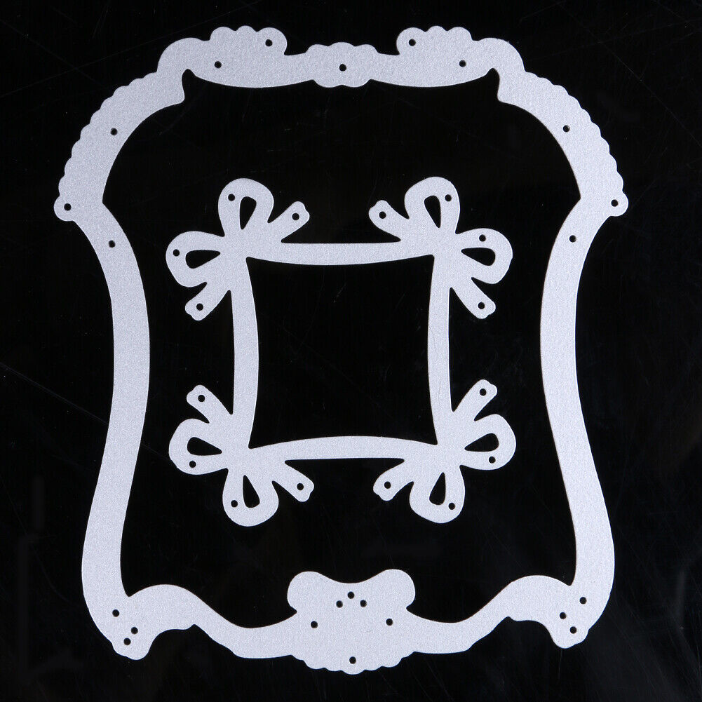 1 Set Bowknot Lace Pattern Emboss Cutting Dies Stencil for Scrapbooking DIY