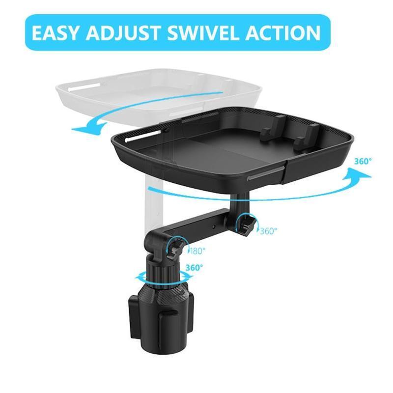 Multifunctional Car Cup Holder Expander Adapter Car Tray Beverage Coffee Table