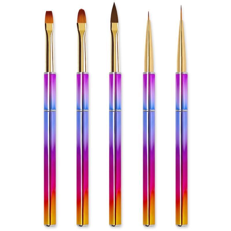5pcs Makeup Brushes Tool Set Cosmetic Powder Eye Shadow Foundation Blush