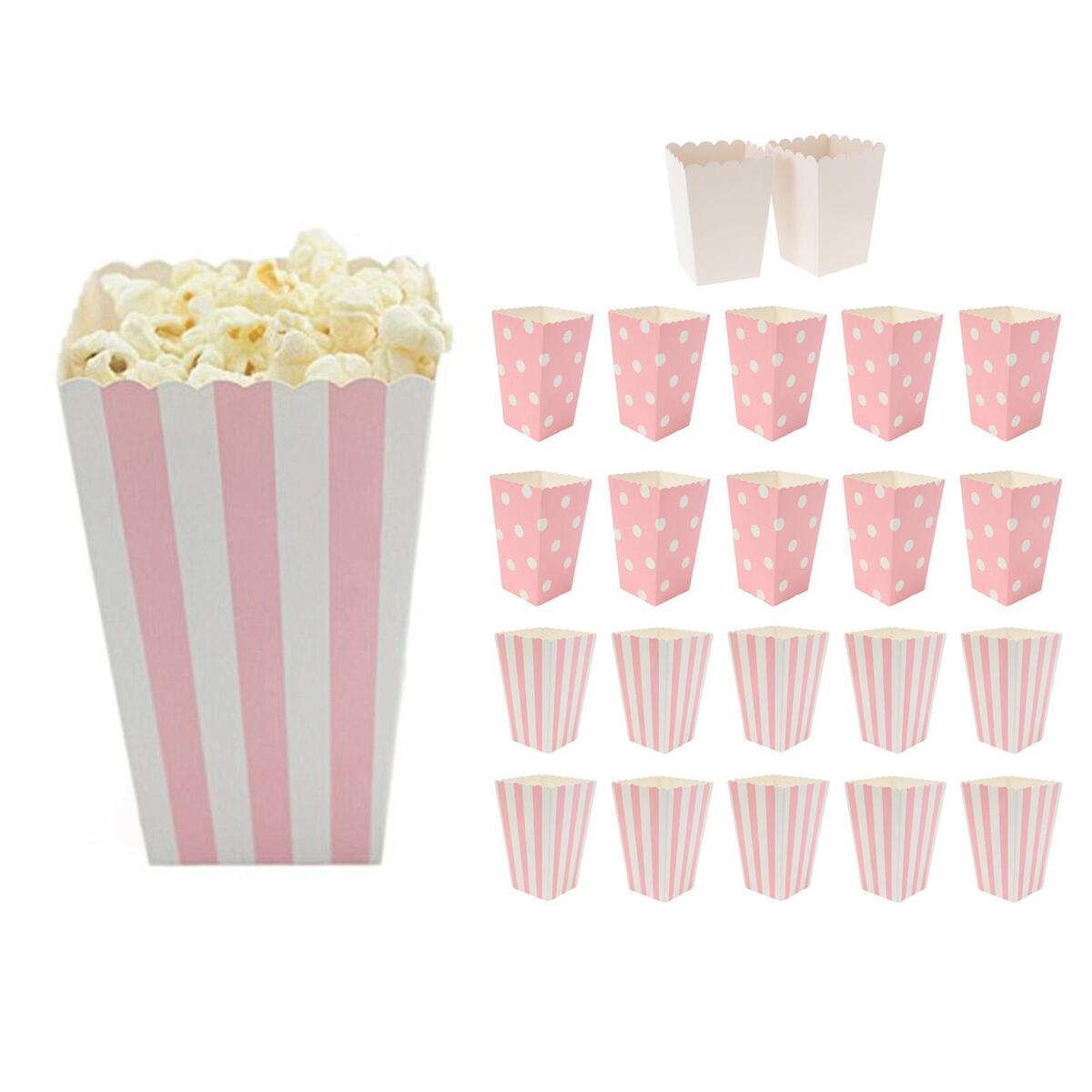 32 Pack Mini Paper Candy Popcorn Boxes Sanck Containers for Birthdays Party