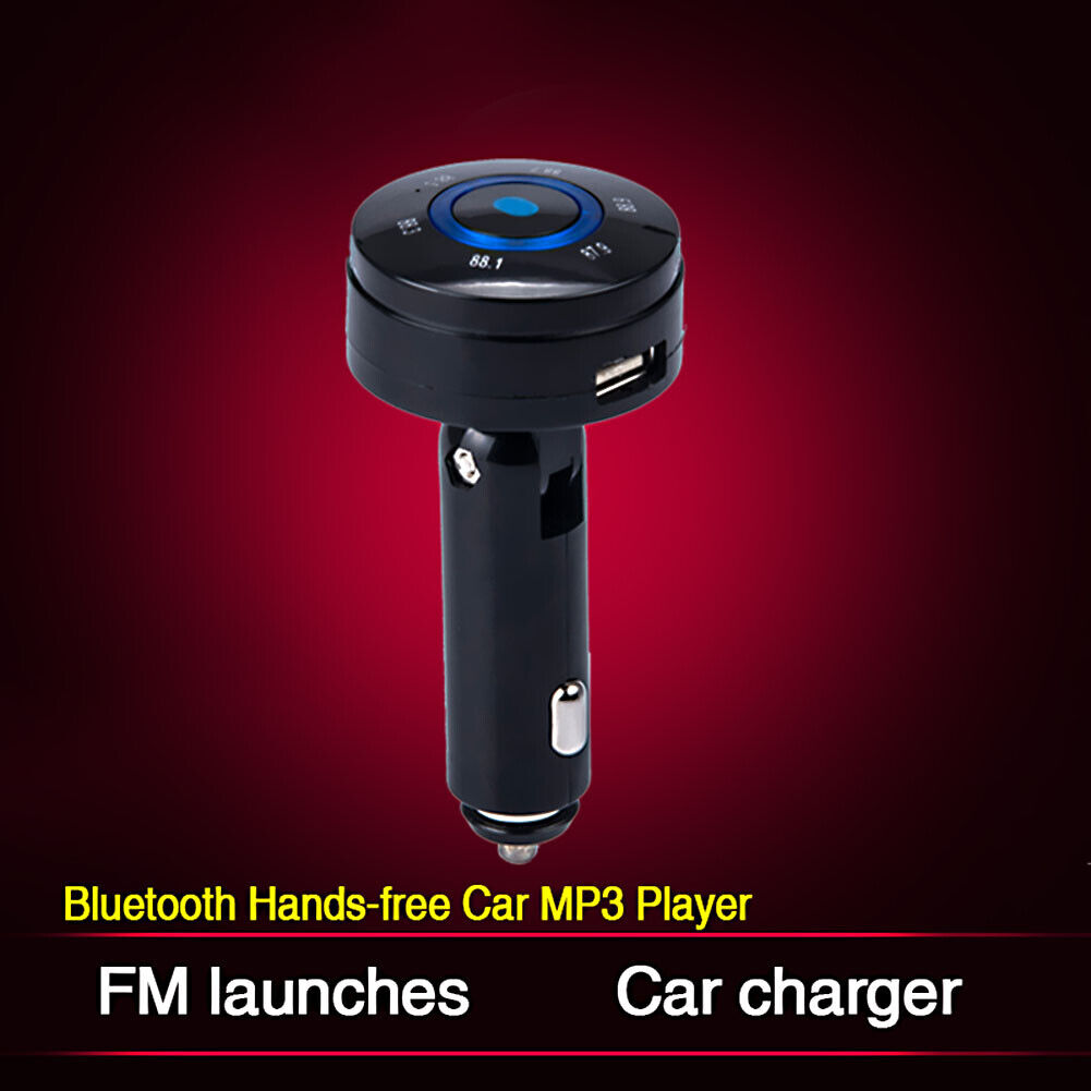 Car Kit MP3 Player Bluetooth-compatible Phone FM Transmitter for TF/MMC/USB
