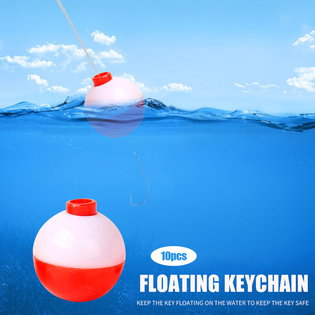 10x Fishing Bobber Set Plastic Round Float Buoy Outdoor Fishing Gear (38mm)