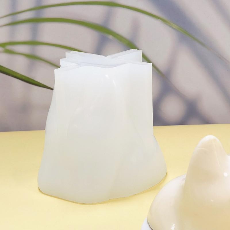 Cat Shaped Mold Cat Silicone Mould Handmade Plaster Mould Mousse Moulds DIY Tool