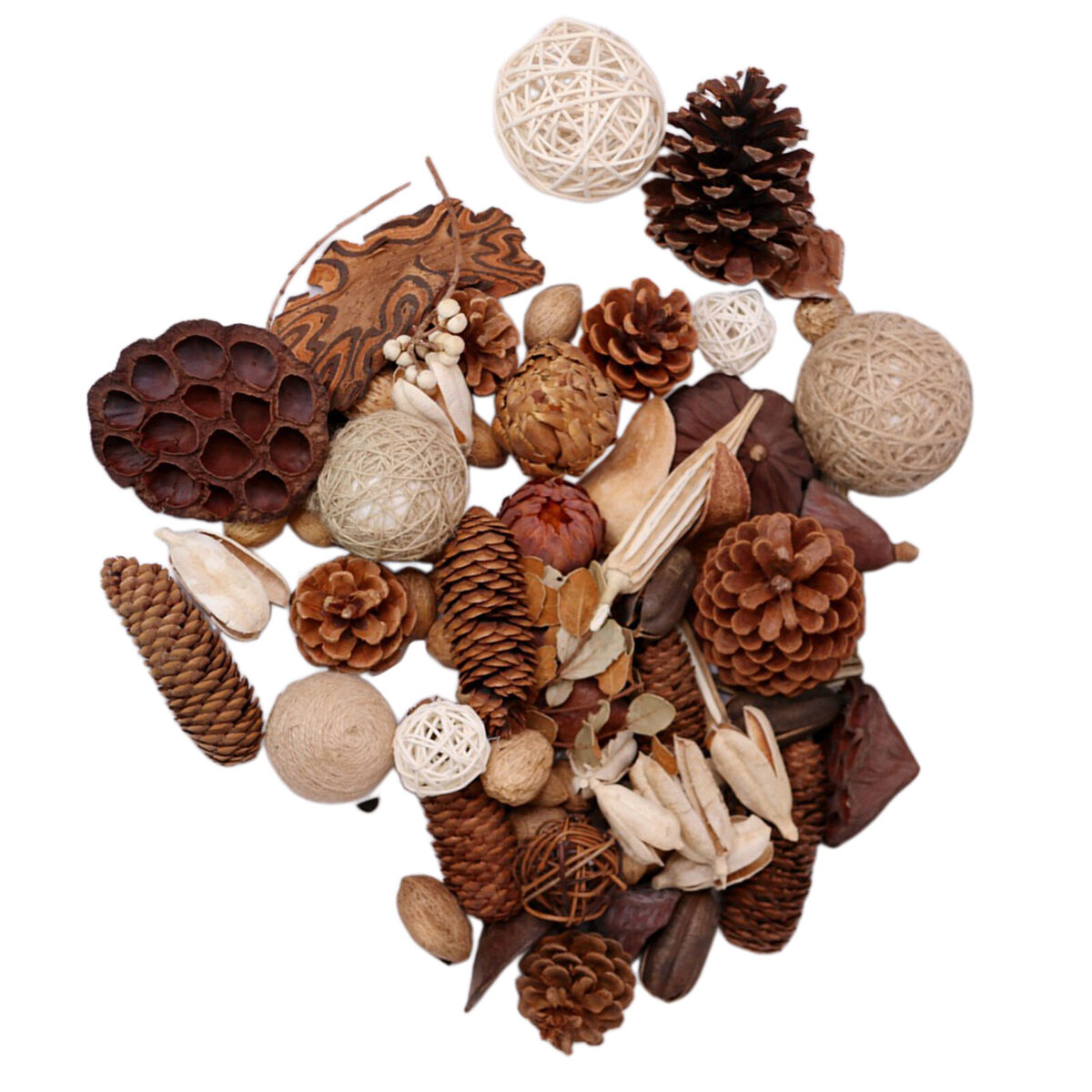 Pine Cones Rustic Rattan Ball  Wedding DIY Christmas Fall