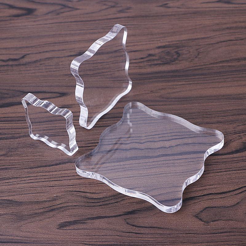 Transparent Stamp Acrylic Pad DIY scrapbooking Color Process Essential Tools
