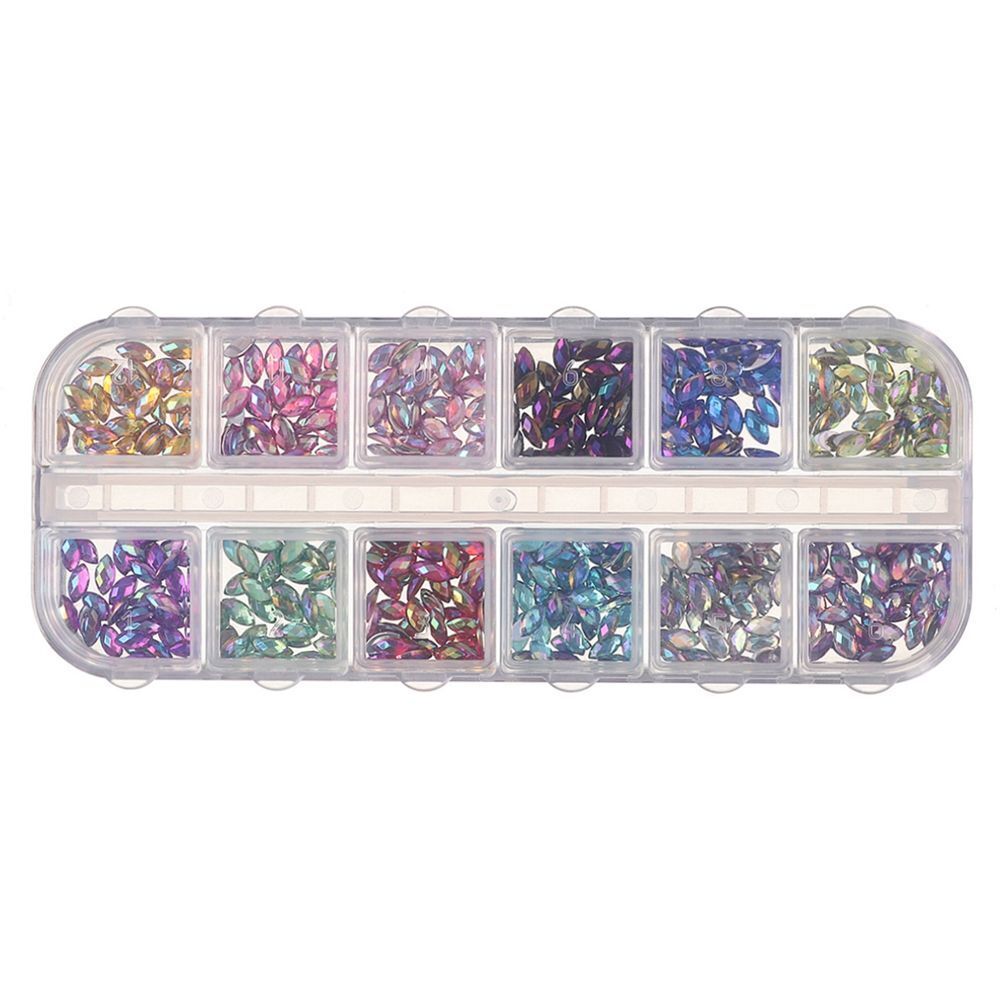 Face Body Adornment Horse Eye AB Rhinestone Crystal Gems Nail Decorations