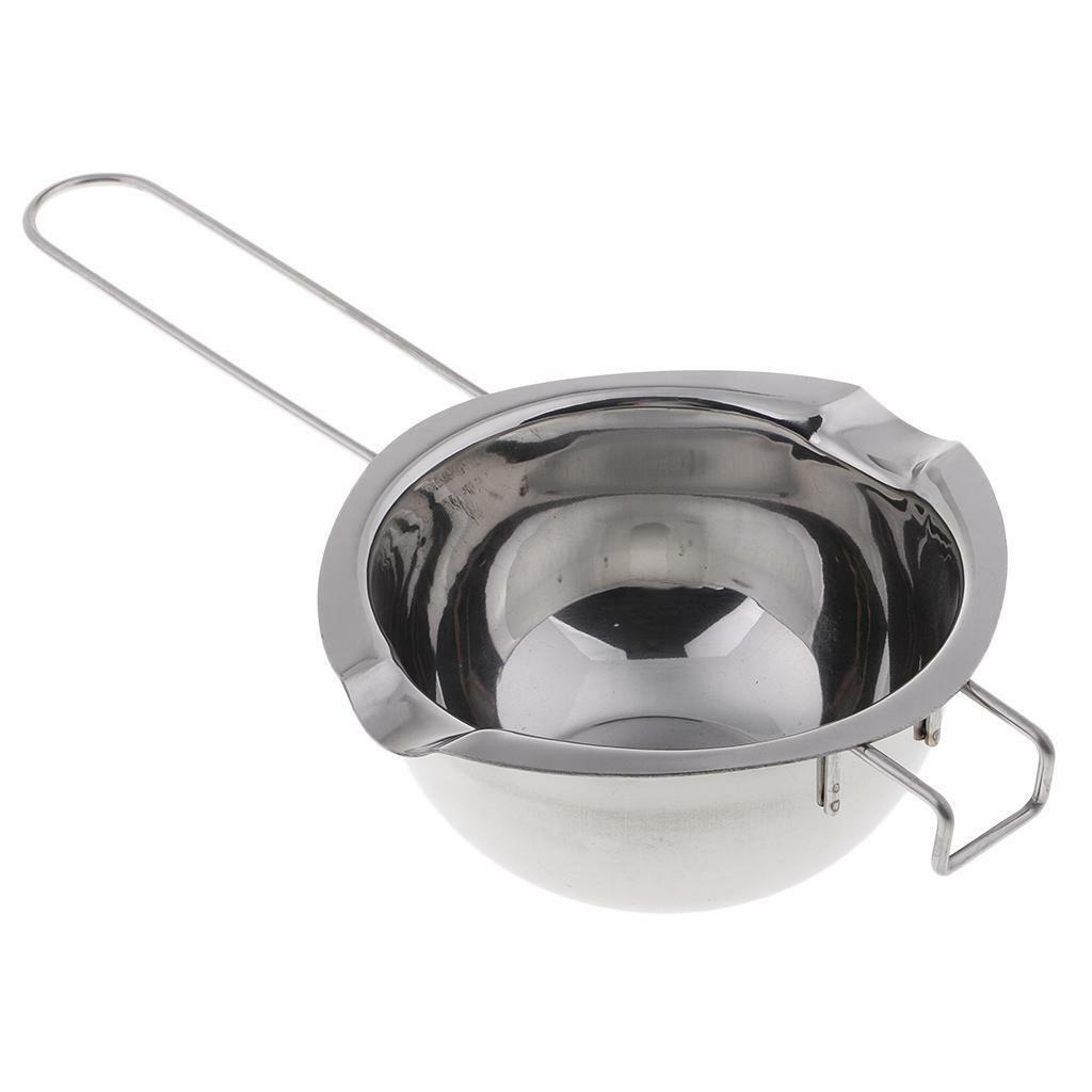 2pcs Stainless Steel Wax Melting Pot Double Boiler for DIY Wedding Candle