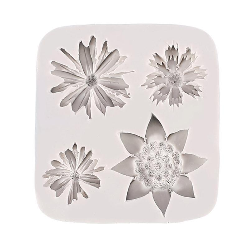 DIY Fondant Moulds Silicone Chocolate Moulds Cake Decorations Baking Accessories