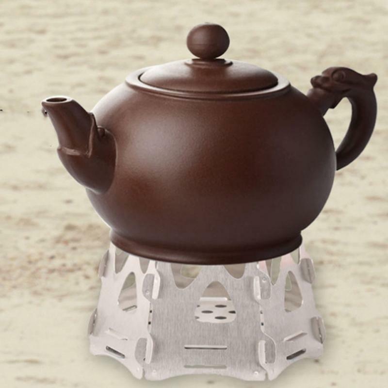 Folding Wood Stove Portable Camping Stove for Outdoor Picnic Hiking Cooking