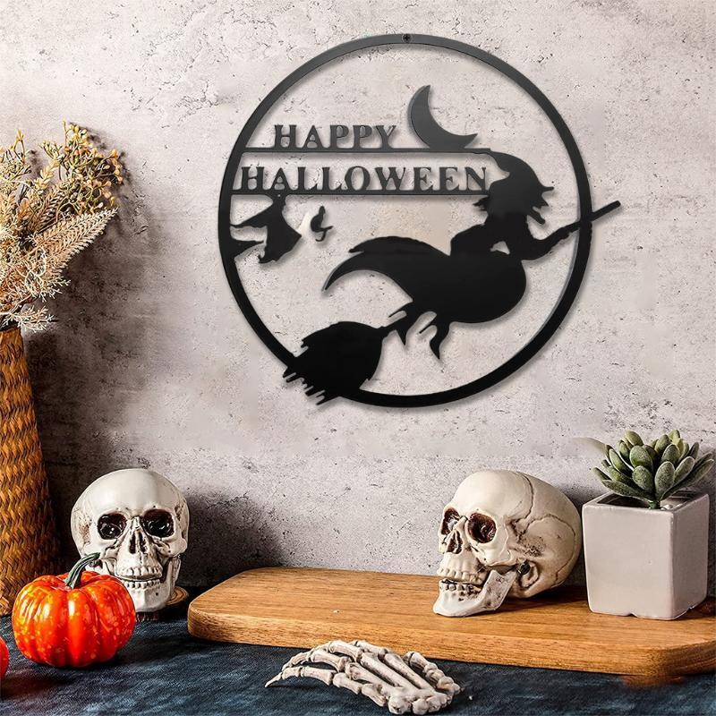 Halloween Party Witch Pendant Suppies Wall Decor for Outdoor Indoor Garden Lawn