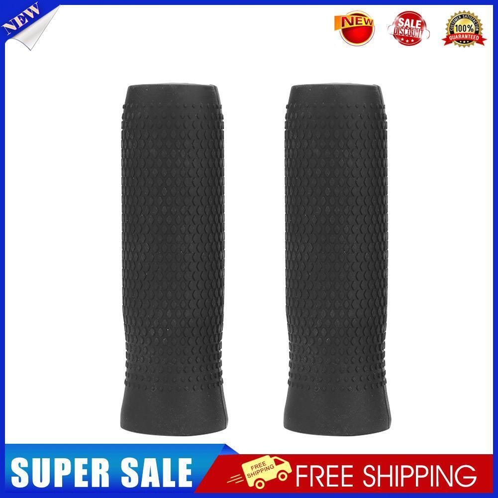 2pcs Electric Scooter Grip Non-slip Silicone Cover for Ninebot ES1 Black