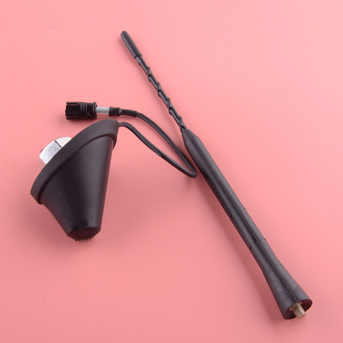 Roof AM FM Radio Aerial Antenna & Base Combo Fit For VW Golf Jetta MK2 MK3 MK4