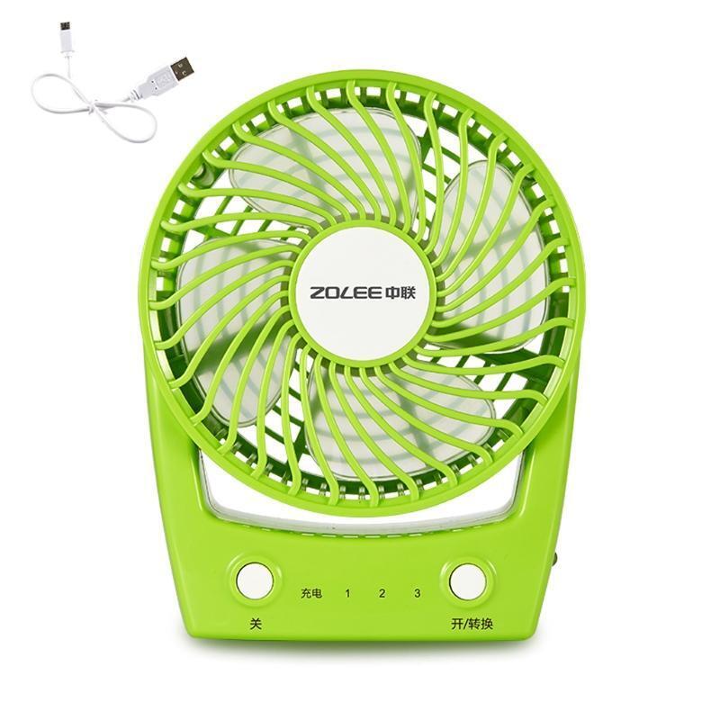 Mini USB Desk Fan 3 Speed Small Desktop Table Quiet USB Fan for Indoor Outdoor